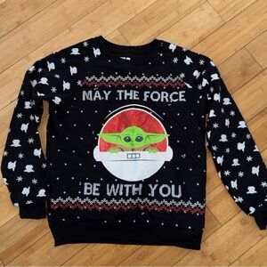 Starwars Baby yoda/Grogu Christmas sweater- Small